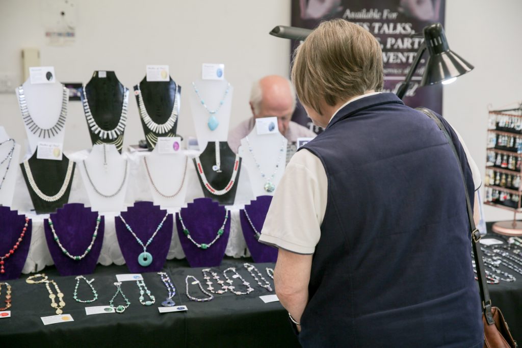 Philip Magowan Photography - Northern Ireland - 05th August 2016 High Street Mall in Portadown hosts a monthly craft fair, on the first Saturday in every month, organised by Sinead McMahon of Danann Crafts. Picture: Philip Magowan